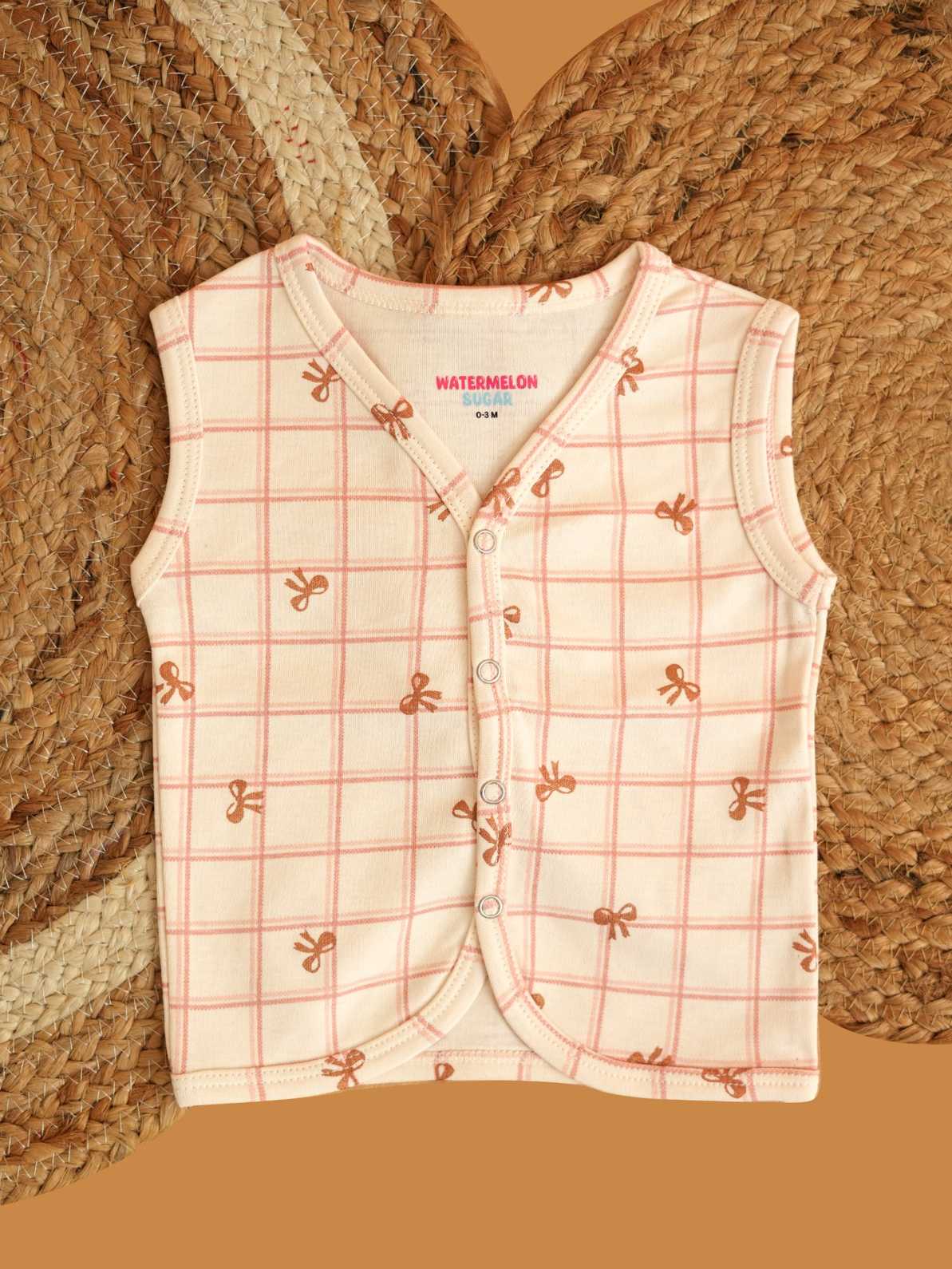 PINK RIBBON CHECK JABLA