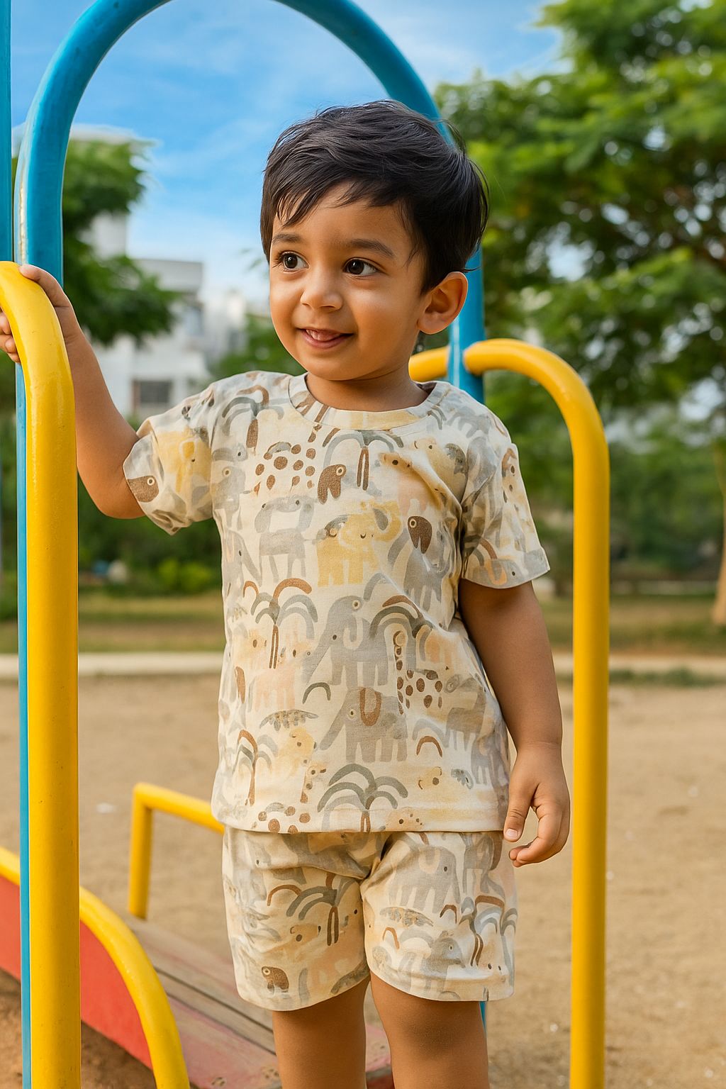 Elephant Printed Co-Ord Set