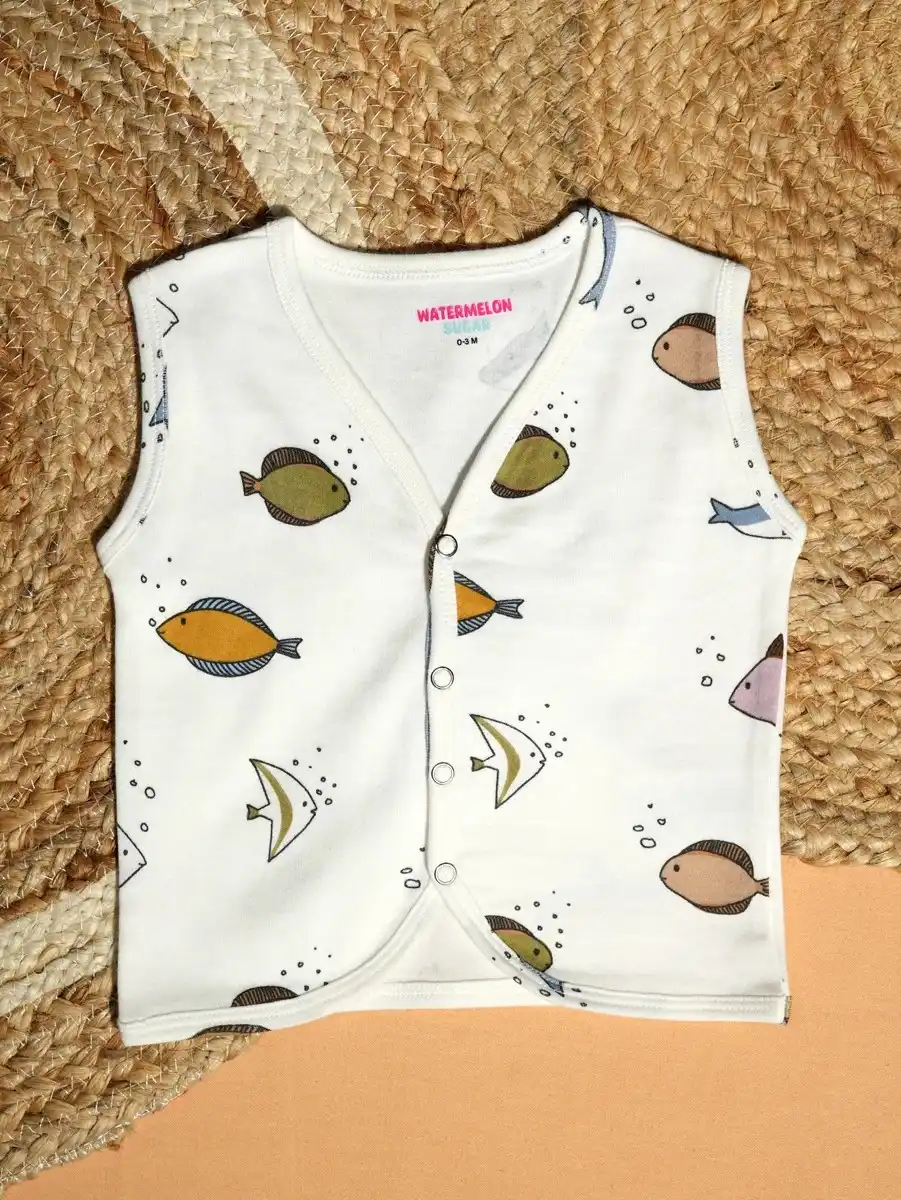 Fish Print Baby Jabla