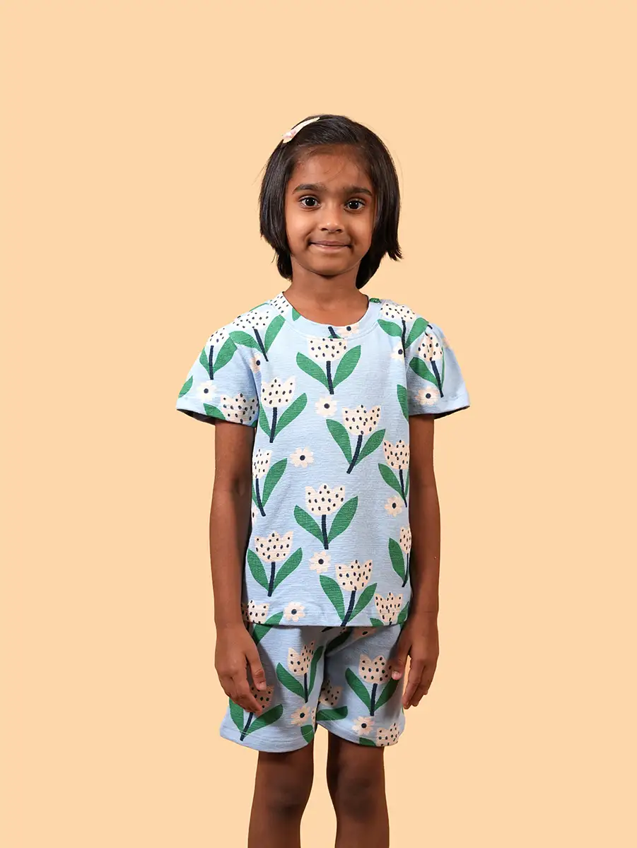 Bloom Buddy Co-ord Set – 100% Cotton Loopknit