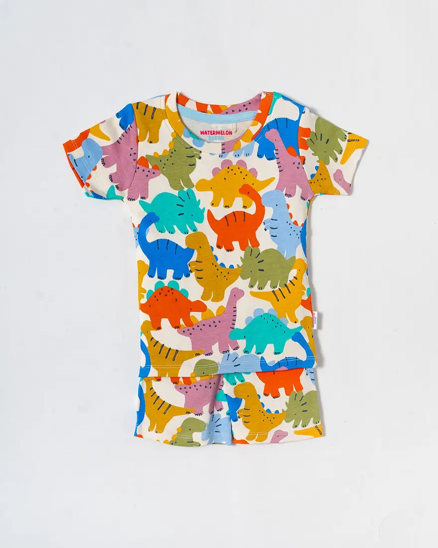 Rainbow Dino Carnival Co-ord Set